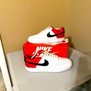 Nike men’s Red, White, and Black Sneakers